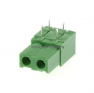 Клеммная колодка DINKLE 2ESDCR-02P, 2 контакта, сечение провода - мм2, ток 18 A, Зеленый фото 4