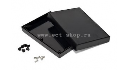 Корпус для РЭА GAINTA G1208B, 174x123x38 мм, АБС, Черный фото 1