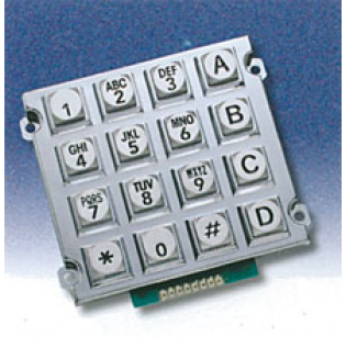 Клавиатура ACCORD AK-1607-A-SSB-WP-MM