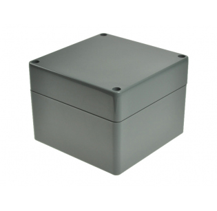 Корпус для РЭА GAINTA G387, 120x120x90 мм, ABS, Темно-серый
