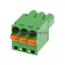 Клеммная колодка DINKLE 2ESDSR-03P, Пружинная, 3 контакта, сечение провода 0.2-2.5 мм2, ток 18 A, Зеленый фото 3
