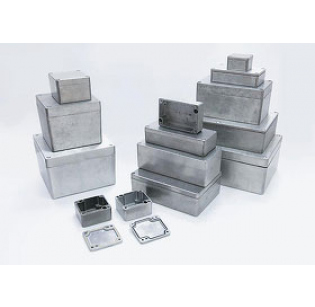 Корпус для РЭА GAINTA G107P (G107G), 125x80x40 мм, Алюминий, Серый