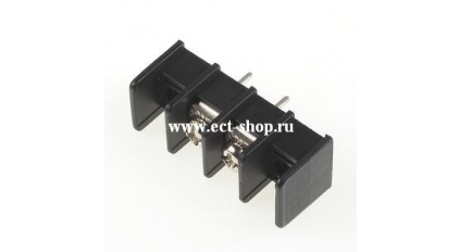 Клеммная колодка DINKLE DT31-A01W-02, Винтовая, 2 контакта, сечение провода 0.5-4 мм2, ток 20 A, Черный фото 1