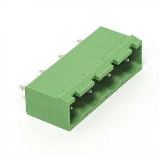 Клеммная колодка DINKLE 3EHDVC-04P, 4 контакта, сечение провода - мм2, ток 18 A, Зеленый