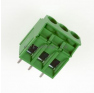 Клеммная колодка DINKLE ESK508V-03P, Винтовая, 3 контакта, сечение провода 0.5-2.5 мм2, ток 24 A, Зеленый фото 4