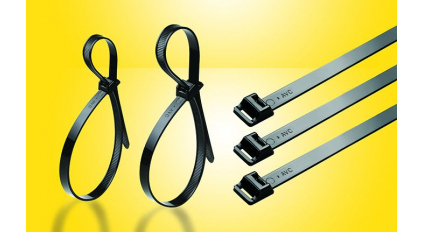 Стяжки многоразовые пластиковые, AVC ALR-560EH-B (100шт) фото 1