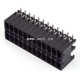 Клеммная колодка DINKLE 0221-2224L, 24 контакта, сечение провода - мм2, ток 8 A, Черный