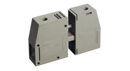Клеммная колодка DINKLE PPAC-50, Винтовая, сечение провода 16-50 мм2, ток 150 A, Бежевый фото 2