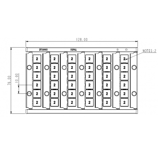 Маркер для клеммников DIN DINKLE TM50W-R-S15665