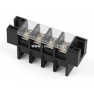 Клеммная колодка DINKLE 0168-2204, Винтовая, 4 контакта, сечение провода 0.34-6 мм2, ток 41 A, Черный фото 2