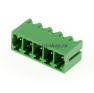 Клеммная колодка DINKLE ECH381V-05P, 5 контактов, сечение провода - мм2, ток 14 A, Зеленый фото 2