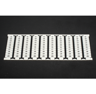 Маркер для клеммников DIN DINKLE TM08W-FV02