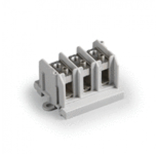 Клеммная колодка ENSTO KE85.3, Винтовая, сечение провода 10-35 мм2, ток 99 A, Белый