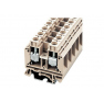 Клеммная колодка DINKLE DK16H (DK16), Винтовая, сечение провода 1.5-25 мм2, ток 101 A, Бежевый фото 2