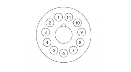 Гнездо для реле CHENYAO CSM-A11F2 фото 3
