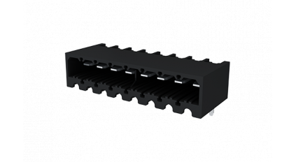 Клеммная колодка DINKLE 0225-3316L, 16 контактов, сечение провода - мм2, ток 15 A, Черный фото 1