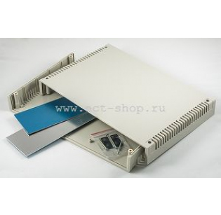 Корпус для РЭА GAINTA G756AV, 300x200x75 мм, ABS, Светло-серый