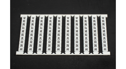 Маркер для клеммников DIN DINKLE TM07W-FH04 фото 1