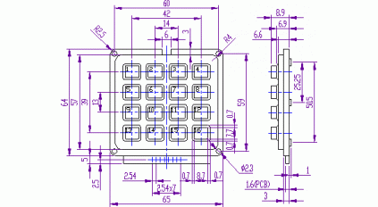 Клавиатура ACCORD AK-1604-A-WWB фото 2