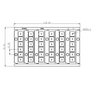 Маркер для клеммников DIN DINKLE TM50W-R-S15664