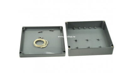 Корпус для РЭА GAINTA G3125, 190x190x55 мм, ABS, Темно-серый фото 1