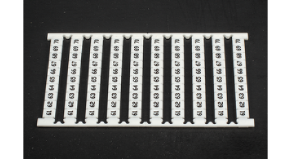 Маркер для клеммников DIN DINKLE TM08W-FH07 фото 2