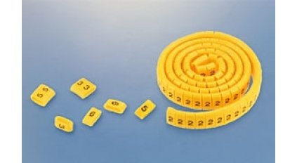 Маркеры кабельные AVC OFM-1-O (100шт) фото 1