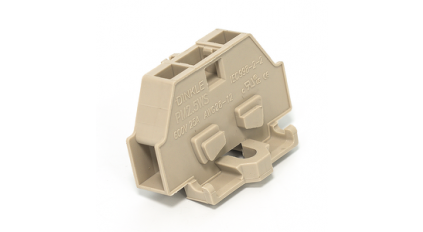 Клеммная колодка DINKLE PM2.5WS, Пружинная, сечение провода 0.5-2.5 мм2, ток 24 A, Бежевый фото 1