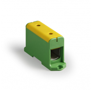 Клеммная колодка ENSTO KE64.3 (KE64.3R), сечение провода 35-240 мм2, ток 425 A, Желто-зеленый