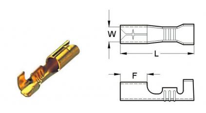 Клемма наконечник штыревой круглый  KST 352LR (1000шт) фото 1