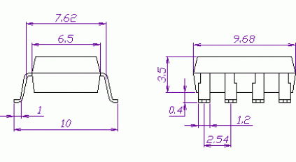 Твердотельное реле COSMO KAQW214A фото 2
