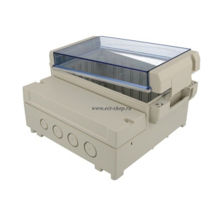 Корпус для РЭА GAINTA DC003CBU, 161x166x121 мм, ABS, Светло-серый