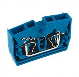 Клеммная колодка DINKLE WPM2.5-BL (PM2.5W-BL), Пружинная, сечение провода 0.5-2.5 мм2, ток 24 A, Синий