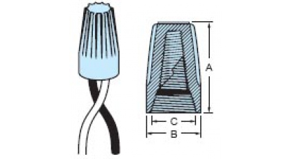 Соединительные колпачки СИЗ AVC SW-P4 (100шт) фото 3