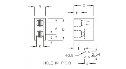 Держатель для двух светодиодов PINGOOD 2LED-3A (1000шт) фото 4