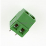 Клеммная колодка DINKLE EK500V-02P, Винтовая, 2 контакта, сечение провода 0.5-2.5 мм2, ток 24 A, Зеленый фото 2