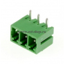 Клеммная колодка DINKLE ECH381R-03P, 3 контакта, сечение провода - мм2, ток 14 A, Зеленый фото 4