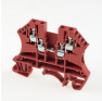 Клеммная колодка DINKLE DK1.5-TR-RD (UDK1.5-RD), Винтовая, сечение провода 0.5-1.5 мм2, ток 17.5 A, Красный фото 4