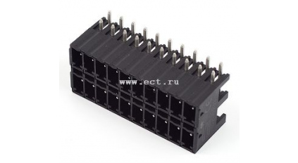 Клеммная колодка DINKLE 0221-2220L, 20 контактов, сечение провода - мм2, ток 8 A, Черный фото 1