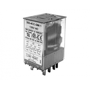 Промежуточное реле SONG CHUAN 114A4-12VDC1L, 10 A