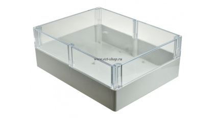 Корпус для РЭА GAINTA G2038C, 300x230x111 мм, Поликарбонат, Светло-серый фото 1