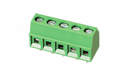 Клеммная колодка DINKLE EEK381V-02P, Винтовая, 2 контакта, сечение провода 0.5-1.5 мм2, ток 12 A, Зеленый фото 4