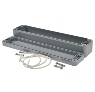 Корпус для РЭА GAINTA G303, 184x36x35 мм, ABS, Темно-серый