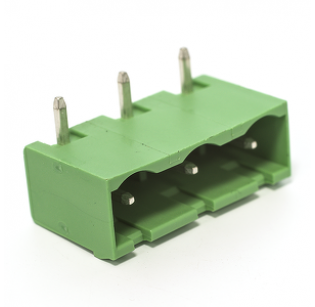 Клеммная колодка DINKLE 3EHDRC-03P, 3 контакта, сечение провода - мм2, ток 18 A, Зеленый