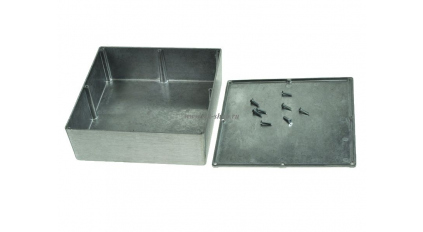 Корпус для РЭА GAINTA G0478, 190x190x66 мм, Алюминий, Натуральный фото 1