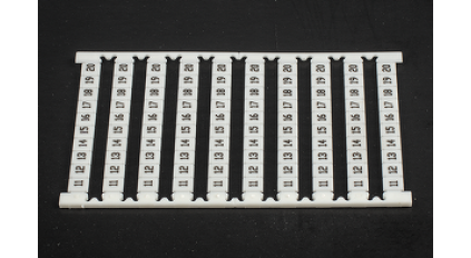 Маркер для клеммников DIN DINKLE TM07W-FH02 фото 1