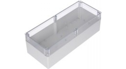 Корпус для РЭА GAINTA G2128C, 353x140x121 мм, Поликарбонат, Светло-серый фото 1