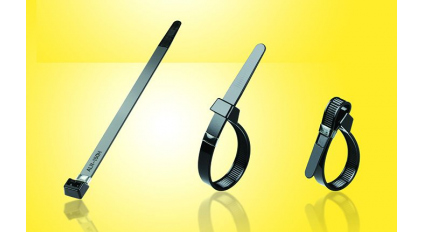 Стяжки многоразовые пластиковые, AVC ALR-200H-B (100шт) фото 1