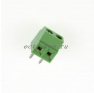 Клеммная колодка DINKLE EK350V-02P, Винтовая, 2 контакта, сечение провода 0.14-1.5 мм2, ток 12 A, Зеленый фото 2