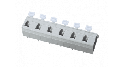 Клеммная колодка DINKLE WKV100A, Пружинная, 1 контакт, сечение провода 0.5-2.5 мм2, ток 24 A, Серый фото 3